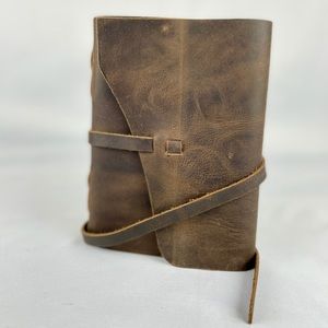 Leather bound journal/diary/notebook